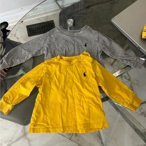 Ralph Lauren Kids Long Sleeve Shirts set 12M